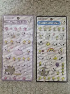 PEANUTS PUKUPUKU SEAL 2枚セット スヌーピーのサムネイル