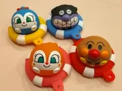 お風呂であそぼう！まるぷかアンパンマンと仲間たち　人形4個セット