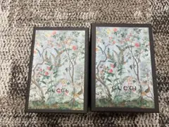 GUCCI グッチ　空箱花柄 ギフトボックス 2個セット