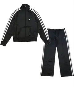 新品未使用タグ付 アディダス トラックスーツ ジャージ上下セットアップ 黒 M