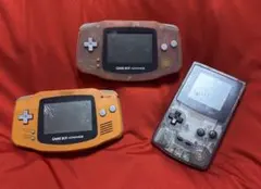 ゲームボーイ　ゲームボーイアドバンス　三台セット！　ジャンク品扱い