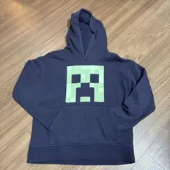 GAP KIDS パーカー マイクラ クリーパー 150 ネイビー キッズ