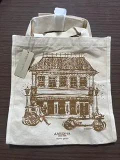 MEIDI-YA × genten キャンバス トートバッグ　ショルダー　明治屋のサムネイル