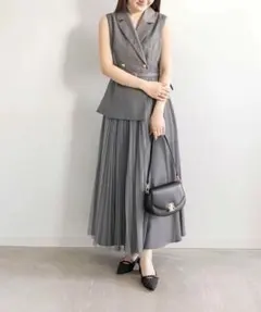 RANDA ジャケットライクワンピース