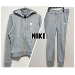 NIKE ナイキ スウェット セットアップ 上下セット グレー Mサイズ