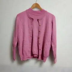 カシミヤ100%アンサンブルニット