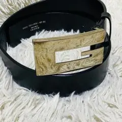 グッチ　GUCCI ベルト　ブラック　Gマーク レザーのサムネイル