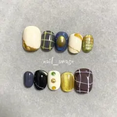 ごちゃごちゃデザイン［ネイルチップ］