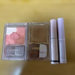 CANMAKE チーク シェーディングアイブロウ4点 グラウフルールチークス03のサムネイル