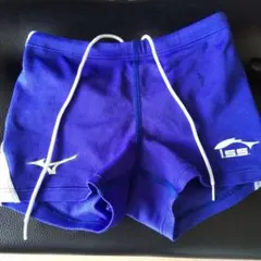 Mizuno キッズ水泳パンツ XS 青 イトマン