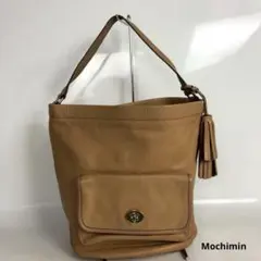 COACH コーチ レザー ハンドバッグ ベージュ レディース ブランド