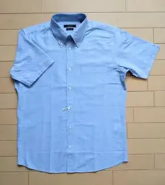 美品【UNITED ARROWS】メンズ/コットンボタンダウンシャツ/半袖のサムネイル