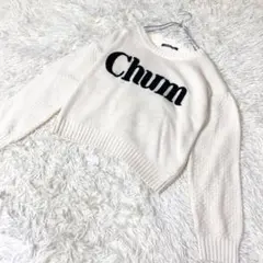 INGNI ニット　セーター　刺繍　ホフホワイト