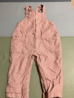 水通しのみ・baby GAP コーデュロイ　オーバーオール　ピンク　80