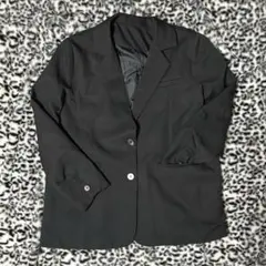 DAZY ブラック テーラードジャケット ブレザー カジュアル 襟 黒 シンプル