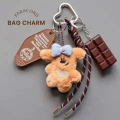 じゃらじゃらキーホルダー くま チョコレート バッグチャーム プレゼント 新品