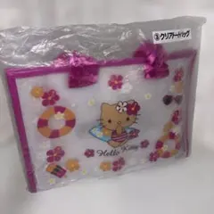 ハローキティ/サンリオ当りくじ/クリアトート/ビニールバッグ/海/プールのサムネイル