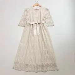 美品 SWEET MOMMY 総レース 授乳ワンピース M オケージョンのサムネイル