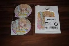 学園アイドルマスター　藤田ことね　DMMスクラッチ　D賞アクキー E賞 缶バッジ