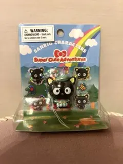 新品 サンリオ chococat チョコキャット ストラップ＆シールセット