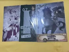 進撃の巨人　2016 リヴァイ　クリアファイル3枚セット