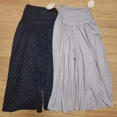 新品　 ルームウェア　マタニティパンツ　ルームパンツ ドット　2個セット