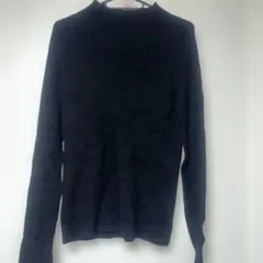 美品✨黒いタートルネック長袖セーター