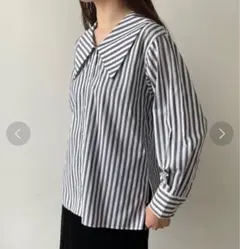 LOWRYSFARM ＢＩＧカラーブラウスロングスリーブ