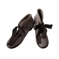 極美品✨【リゲッタカヌー】ショートブーツ/グレー リボン付き /ブーティ