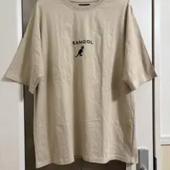[KANGOL] メンズ 半袖Tシャツ ベージュ 〈S〉