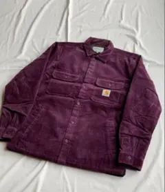 【美品】Carhartt WIP コーデュロイ カバーオール パープル 2025年最新】カーハートWIP コーデュロイジャケットの人気アイテム