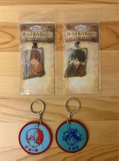 轟焦凍 緑谷出久 ワッペンキーホルダー メタルキーホルダー