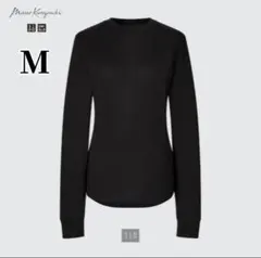 【美品】UNIQLO マメクロゴウチ ヒートテック クルーネック M 黒
