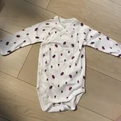 プチバトー 長袖ラップボディスーツ 67cm