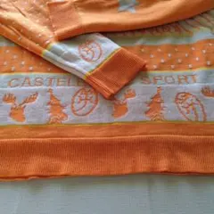 CASTELBAJAC スポーツ セーター オレンジXL