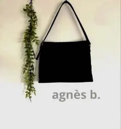 美品　アニエスベーボヤージュ　ショルダーバッグ　ワンハンドル　ブラック
