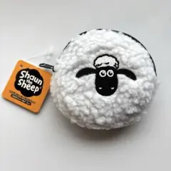 【新品タグ付】ひつじのショーン もこもこポーチ　小銭入れ　小物入れ