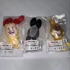 こびとづかん キャラ福くじ マスコットキーホルダー 3種セット