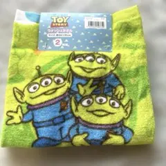 トイストーリー エイリアン ハンドタオル 2枚組 新品 Disney