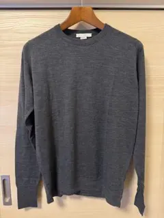 JOHN SMEDLEY ジョンスメドレー クルーネックニット グレー 極美品