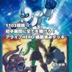 【遊戯王】 No.016 1103環境 アライブヒーロー 構築済みデッキ