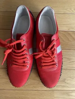 BALLY 赤 スニーカー 37のサムネイル