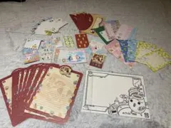 平成レトロ　便箋　メモ帳　シール　大量　まとめ売り