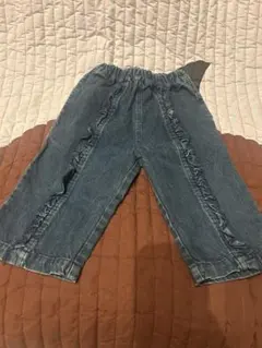 フリルデザイン デニムパンツ 80