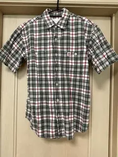 半袖シャツ　チェック　古着　ビッグビルのサムネイル