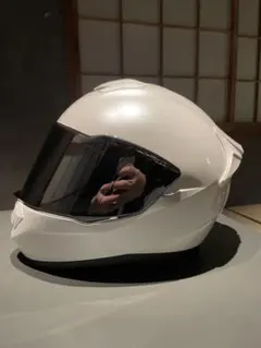 ほぼ未使用　山城　YH-002 フルフェイスヘルメット ホワイト Mサイズのサムネイル