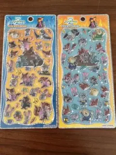 正規品 ズートピア プチドロップステッカー 2枚セット