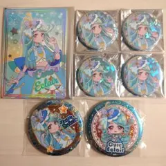 名探偵プリキュア！展 たんプリ展 キュアエクレール 缶バッジ 4点