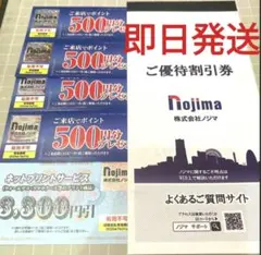 ノジマ株主優待券