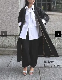 新品未使用 unnumber アンナンバー 3wayステンカラーコート ブラック